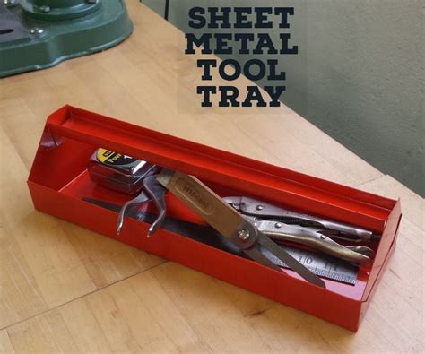 sheet metal tool tray